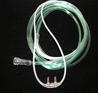 Cannula Nasal Adult Softie w/Sure-Flo 50 ft oxygen tubing, clear nasal prongs Single Patient Use (1/EA 10/CS) by Allied Healthcare (B&F,Gomco,Lif-O-Gen)  ID 33245
